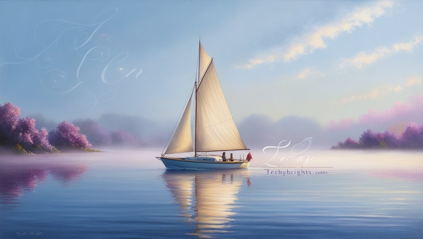 Luc Yen Sailboat Gemstone Painting