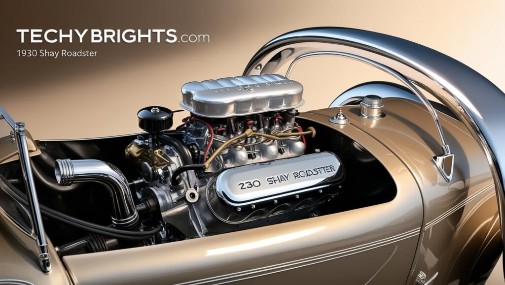 1930 Shay Roadster 2.3 Engine Oil Dipstick Tube Location