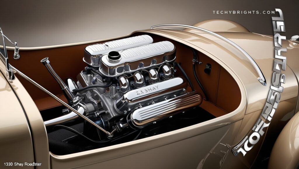 1930 Shay Roadster 2.3 Engine Oil Dipstick Tube Location