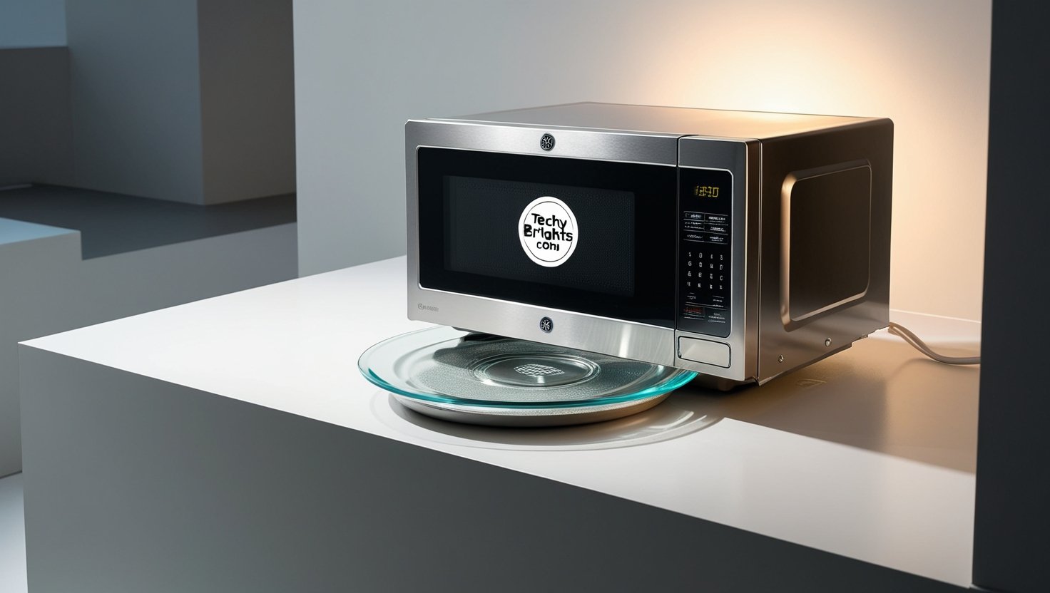 GE 12.4 Glass Plate Microwave Oven UVM9125STSS Rotating Ring