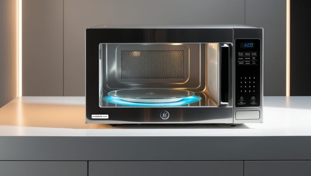 GE 12.4 Glass Plate Microwave Oven UVM9125STSS Rotating Ring